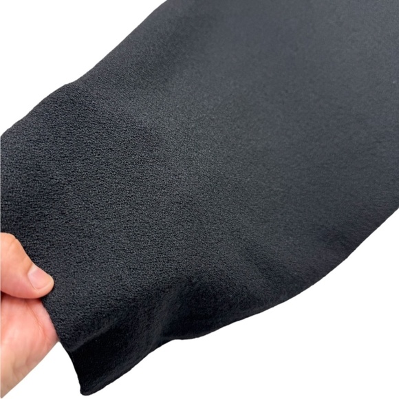 Eileen Fisher Women Elastic Waist Pull on Pant Size M Black Classic Casual - Picture 4 of 11